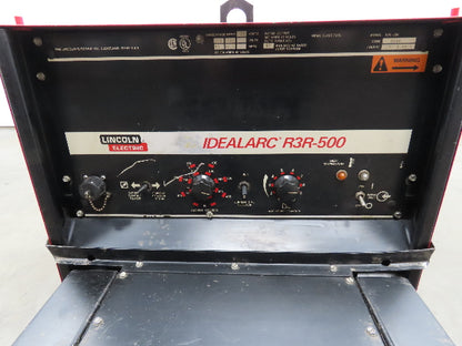 Lincoln IDEALARC R3R 500 Stick Welder Multi Process Switch Air Carbon Gouging