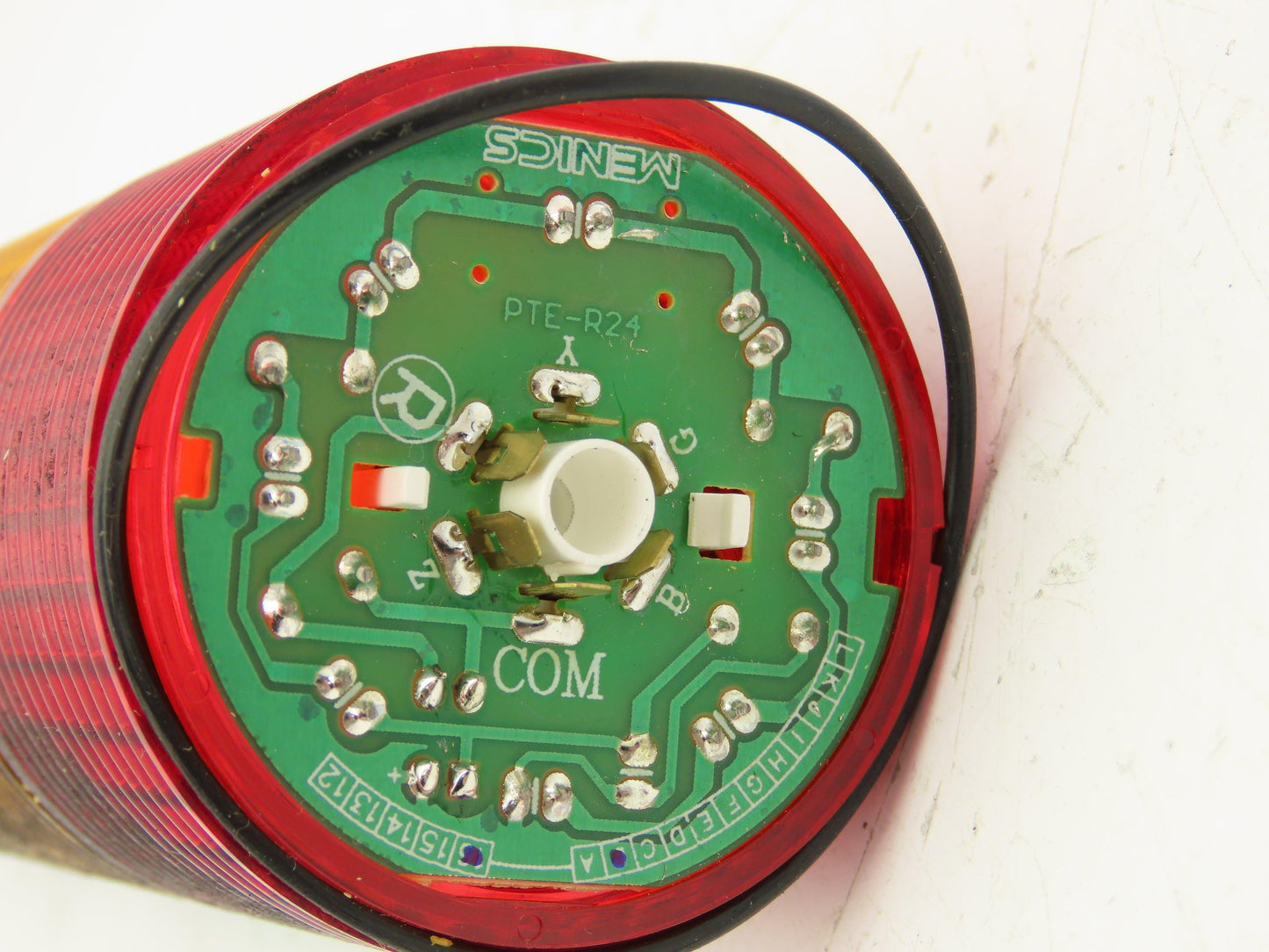 Menics PTE-T-302-RYG-B Modular Tower Stack LED Light 24V RED/GREEN/YELLOW Steady