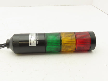 Menics PTE-T-302-RYG-B Modular Tower Stack LED Light 24V RED/GREEN/YELLOW Steady