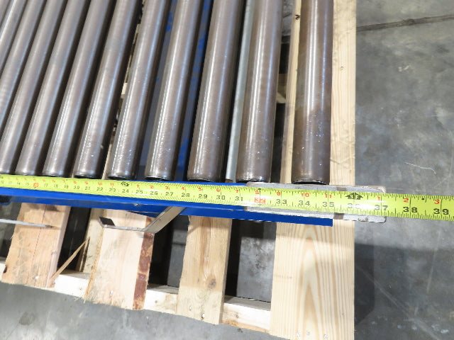 Lewco 30" x 36" Spring Loaded Walk-Thru Conveyor Gate 1.9" Roller 27"BF