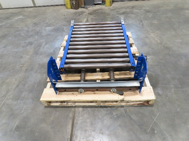 Lewco 30" x 36" Spring Loaded Walk-Thru Conveyor Gate 1.9" Roller 27"BF