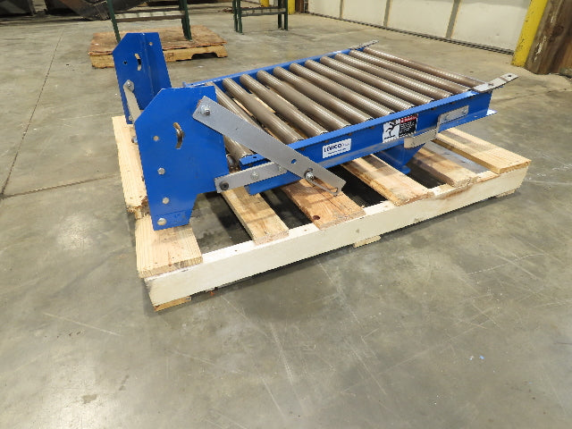 Lewco 30" x 36" Spring Loaded Walk-Thru Conveyor Gate 1.9" Roller 27"BF