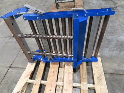 Lewco 30" x 36" Spring Loaded Walk-Thru Conveyor Gate 1.9" Roller 27"BF