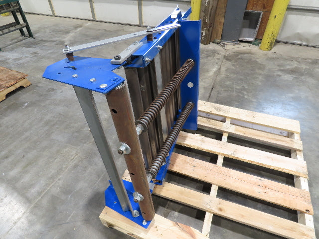 Lewco 30" x 36" Spring Loaded Walk-Thru Conveyor Gate 1.9" Roller 27"BF