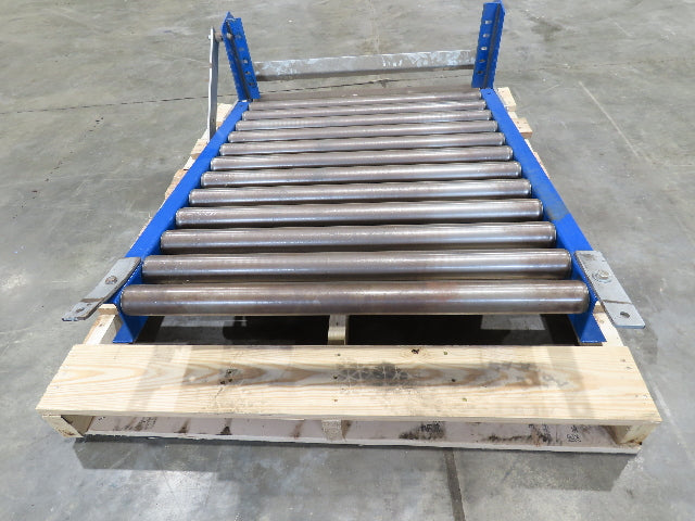 Lewco 30" x 36" Spring Loaded Walk-Thru Conveyor Gate 1.9" Roller 27"BF