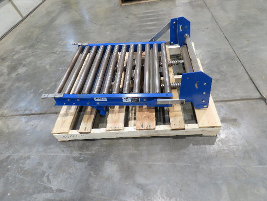 Lewco 30" x 36" Spring Loaded Walk-Thru Conveyor Gate 1.9" Roller 27"BF