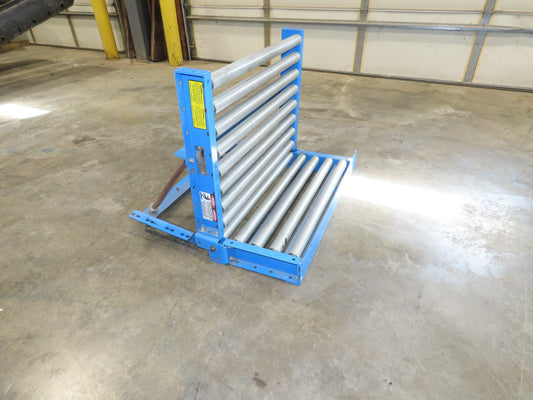 EMI 34" x 39" Spring Loaded Walk-Thru Gravity Conveyor Gate 1.9" Roller 31"BF