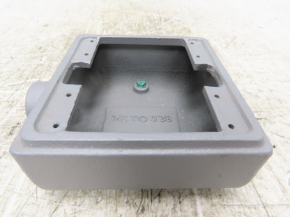 Appleton FS-2-75 FS Device Box 2 Gang 3/4" Shallow Malleable Iron Lot Of 2