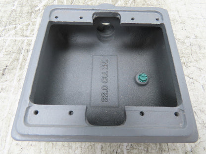 Appleton FS-2-75 FS Device Box 2 Gang 3/4" Shallow Malleable Iron Lot Of 2