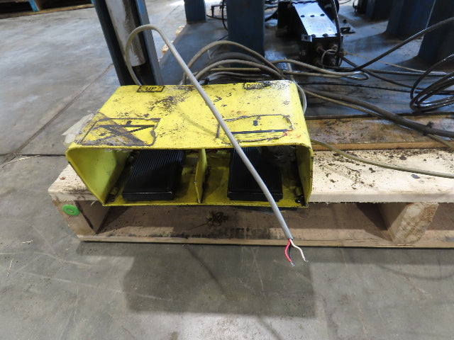 36"x 33" Steel Ball Transfer Conveyor Table Electro-Hydraulic Lift 115V
