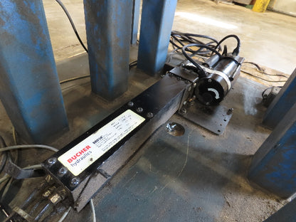 36"x 33" Steel Ball Transfer Conveyor Table Electro-Hydraulic Lift 115V