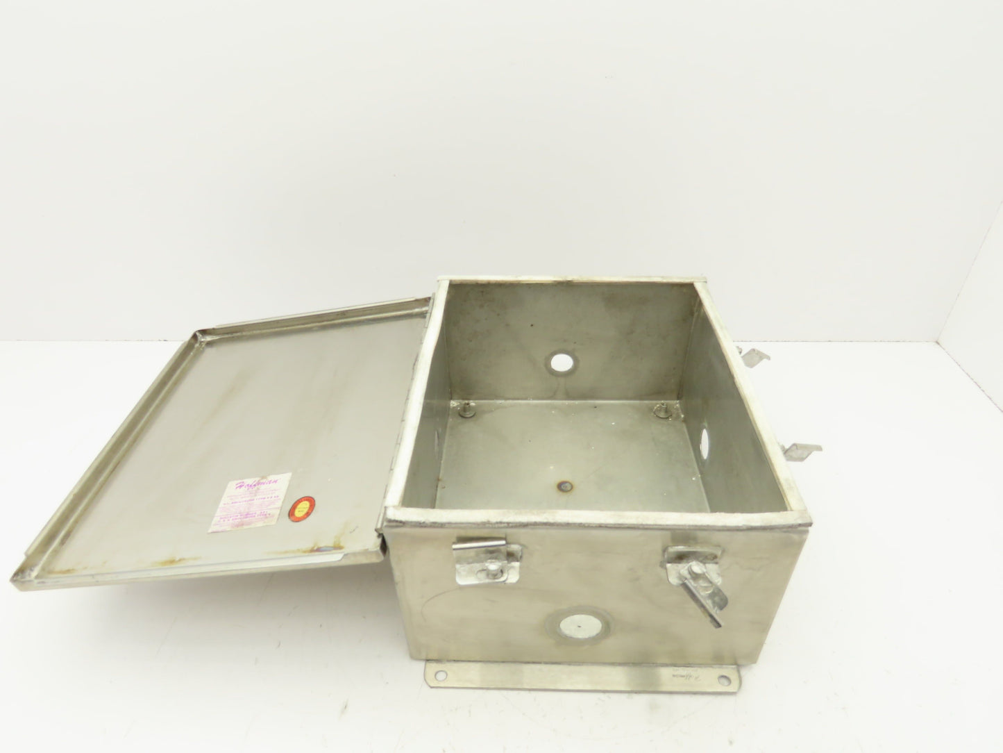 Hoffman A51 Electrical Enclosure Box 12x10x6"Continous Hinge Stainless Steel
