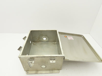 Hoffman A51 Electrical Enclosure Box 12x10x6"Continous Hinge Stainless Steel