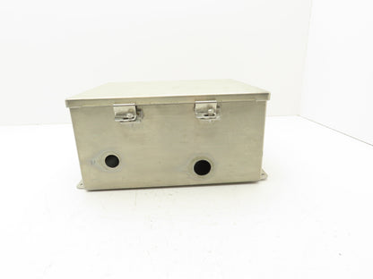 Hoffman A51 Electrical Enclosure Box 12x10x6"Continous Hinge Stainless Steel