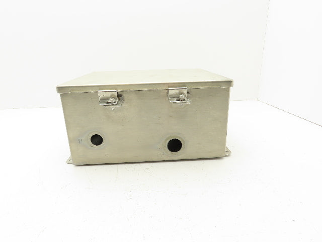 Hoffman A51 Electrical Enclosure Box 12x10x6"Continous Hinge Stainless Steel