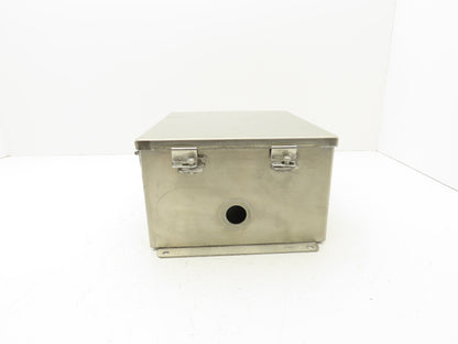 Hoffman A51 Electrical Enclosure Box 12x10x6"Continous Hinge Stainless Steel