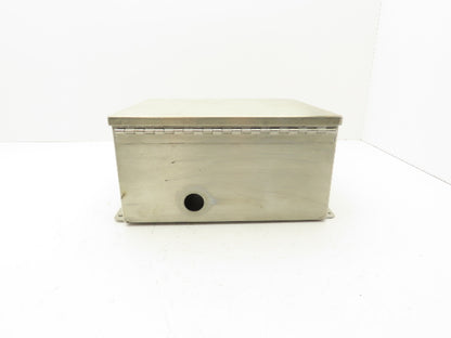 Hoffman A51 Electrical Enclosure Box 12x10x6"Continous Hinge Stainless Steel