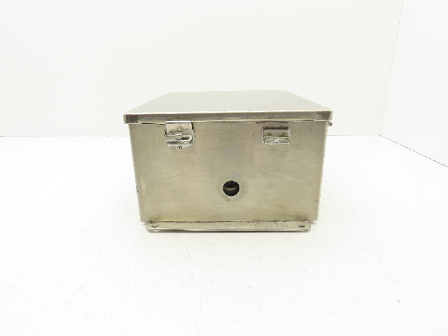 Hoffman A51 Electrical Enclosure Box 12x10x6"Continous Hinge Stainless Steel