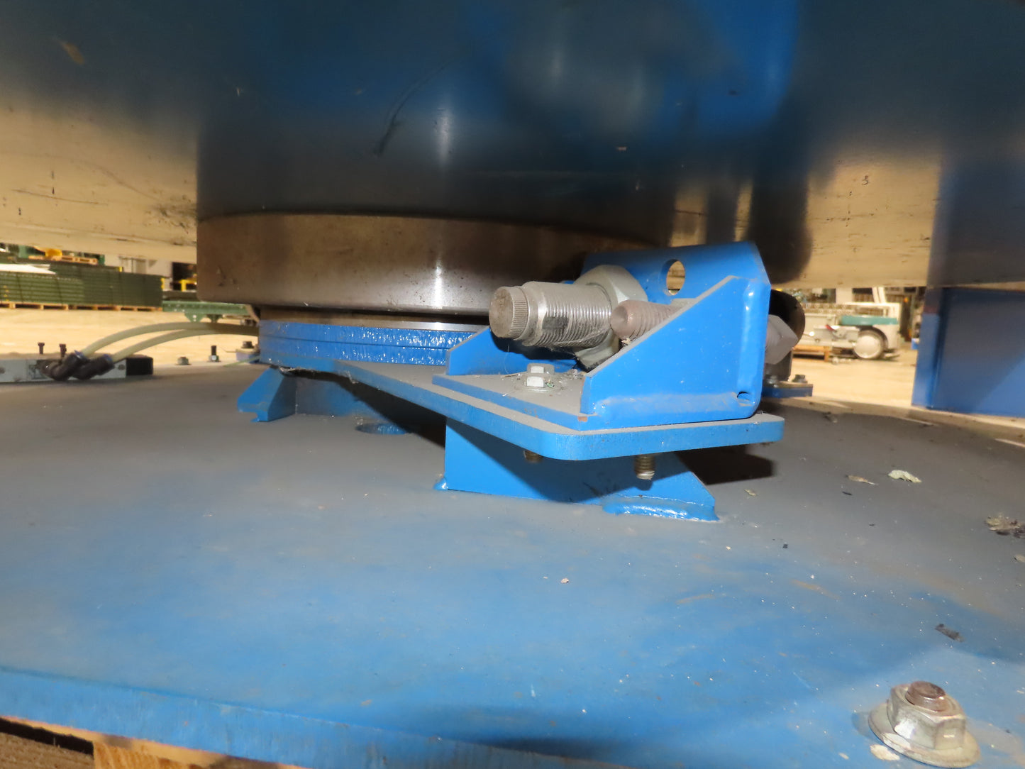 36"x 36" Steel Ball Transfer 32" Roller Conveyor Rotating Swivel Table Side Load