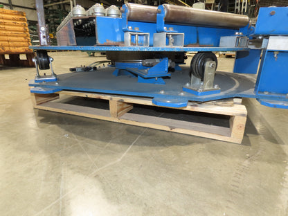 36"x 36" Steel Ball Transfer 32" Roller Conveyor Rotating Swivel Table Side Load