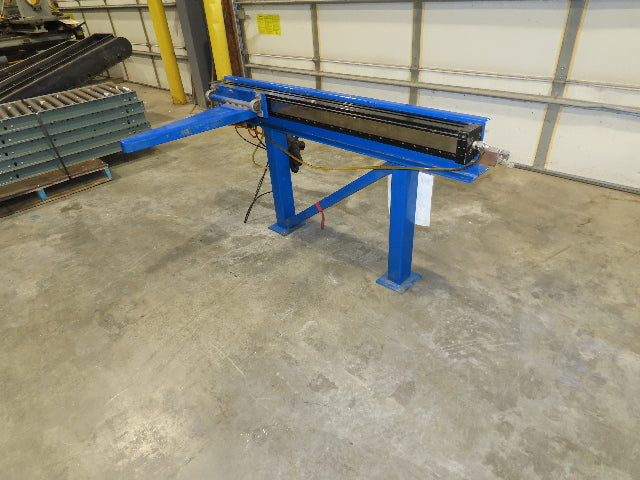 Pneumatic Push Arm Box Pusher for Roller Conveyor 31" Height 39" Stroke