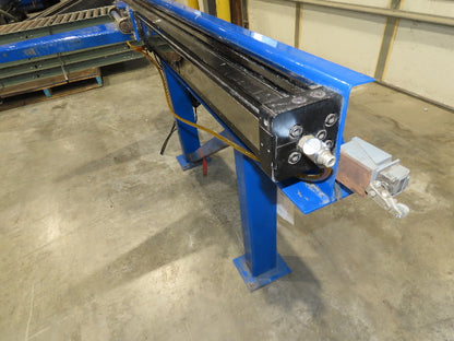 Pneumatic Push Arm Box Pusher for Roller Conveyor 31" Height 39" Stroke