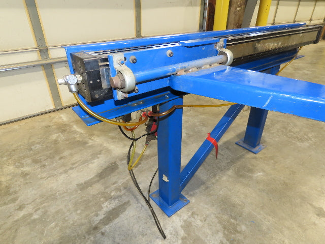 Pneumatic Push Arm Box Pusher for Roller Conveyor 31" Height 39" Stroke
