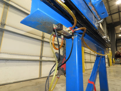 Pneumatic Push Arm Box Pusher for Roller Conveyor 31" Height 39" Stroke