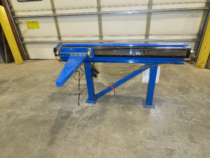 Pneumatic Push Arm Box Pusher for Roller Conveyor 31" Height 39" Stroke