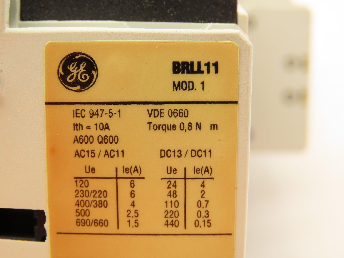 General Electric RL4RD040T Contactor Relay 24V Coil Lot of 6