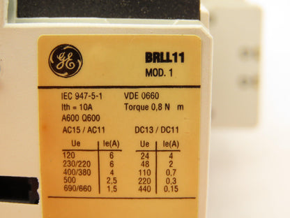 General Electric RL4RD040T Contactor Relay 24V Coil Lot of 6