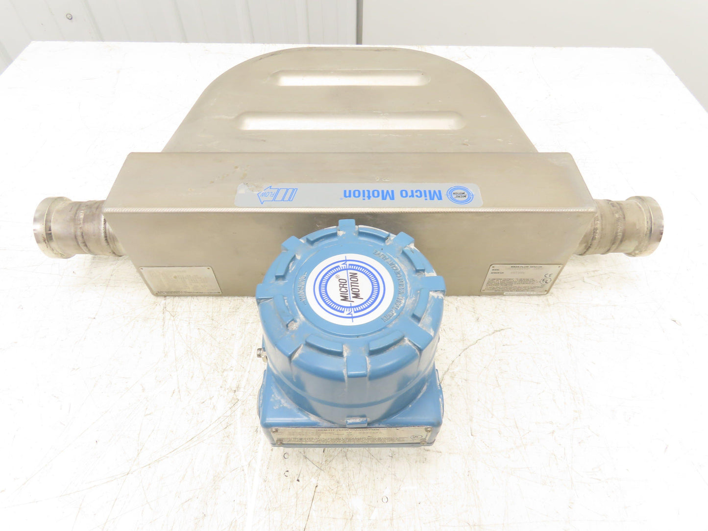 Micro Motion R200SS999U Mass Flow Sensor 2" Remote Flow Transmitter