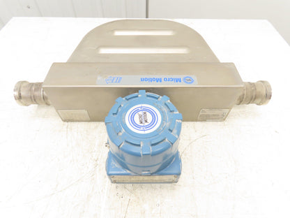 Micro Motion R200SS999U Mass Flow Sensor 2" Remote Flow Transmitter
