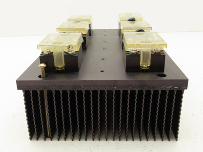 661688 Relay Panel Heat Sink w/6 Solid State Relays RA4850-D12