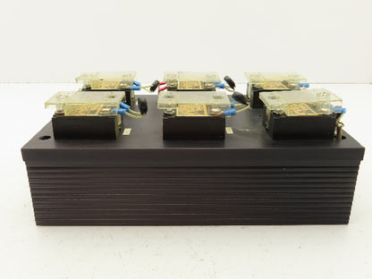 661688 Relay Panel Heat Sink w/6 Solid State Relays RA4850-D12