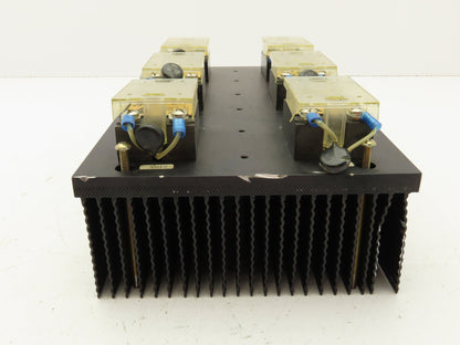 661688 Relay Panel Heat Sink w/6 Solid State Relays RA4850-D12