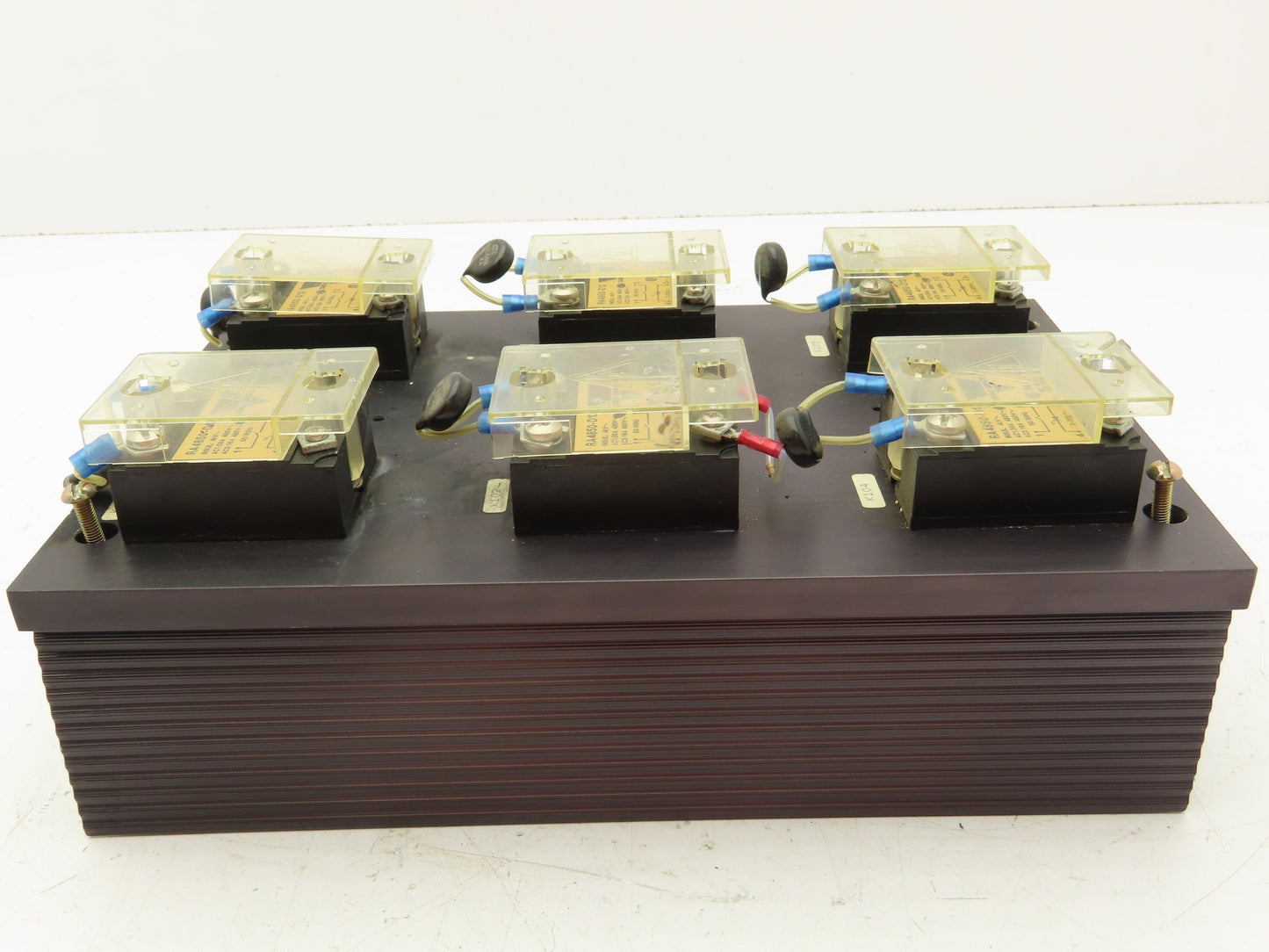 661688 Relay Panel Heat Sink w/6 Solid State Relays RA4850-D12