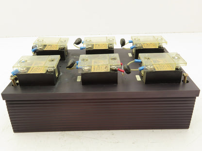 661688 Relay Panel Heat Sink w/6 Solid State Relays RA4850-D12