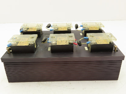 661688 Relay Panel Heat Sink w/6 Solid State Relays RA4850-D12
