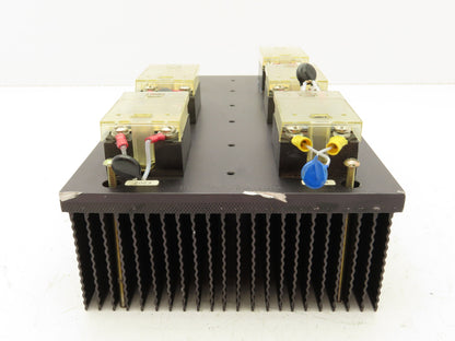 661688 Relay Panel Heat Sink w/5 Solid State Relays RA4850-D12