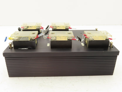 661688 Relay Panel Heat Sink w/5 Solid State Relays RA4850-D12