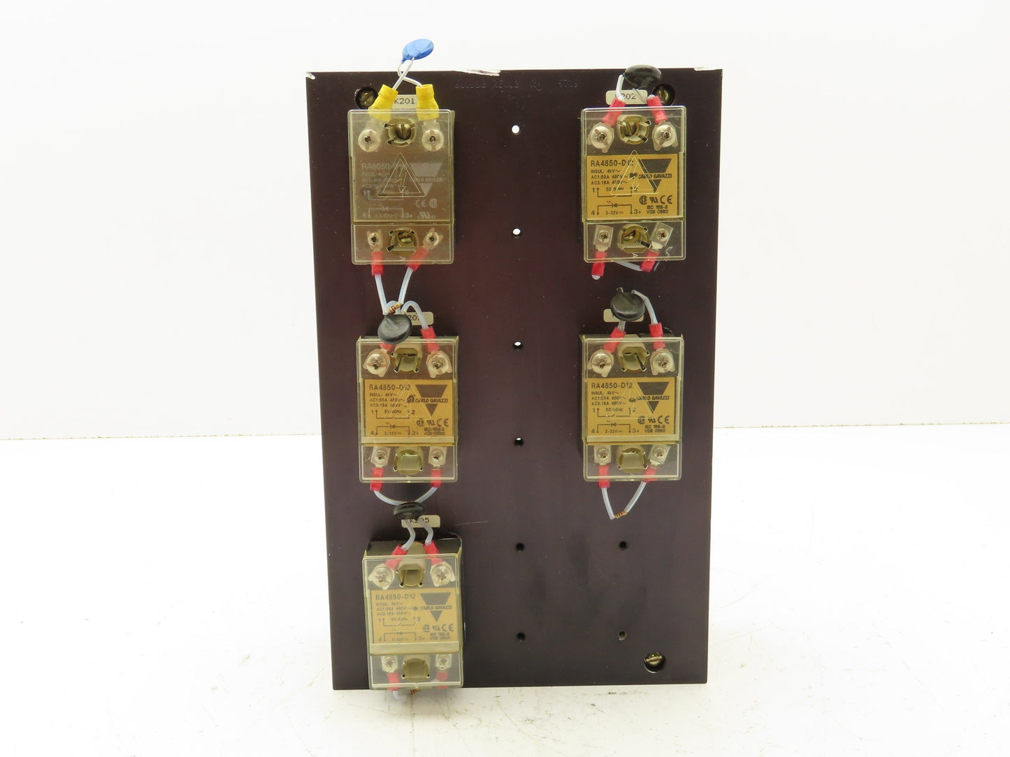 661688 Relay Panel Heat Sink w/5 Solid State Relays RA4850-D12