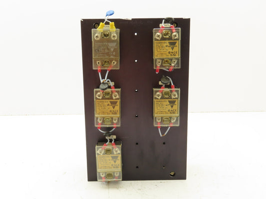 661688 Relay Panel Heat Sink w/5 Solid State Relays RA4850-D12