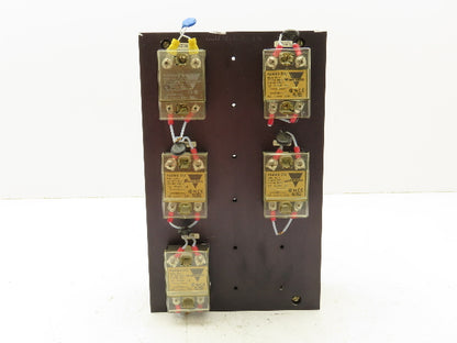 661688 Relay Panel Heat Sink w/5 Solid State Relays RA4850-D12