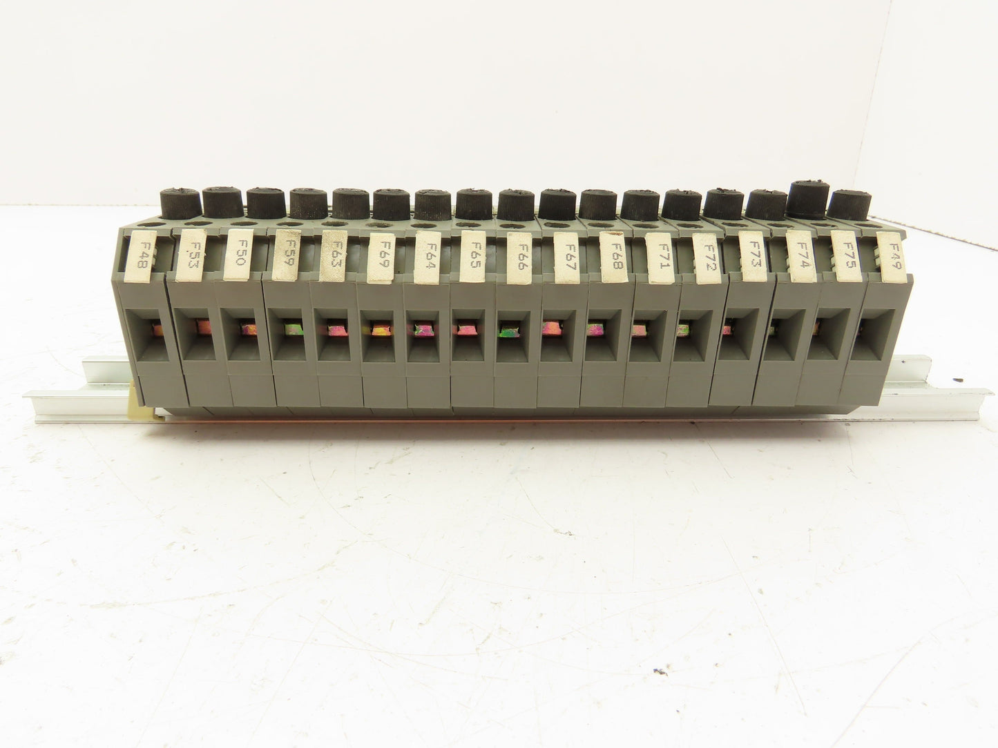 Wieland WK 10/SIU Fuse Terminal Block DIN Rail 600V 15A Lot of 17