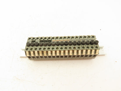 Wieland WK 10/SIU Fuse Terminal Block DIN Rail 600V 15A Lot of 17