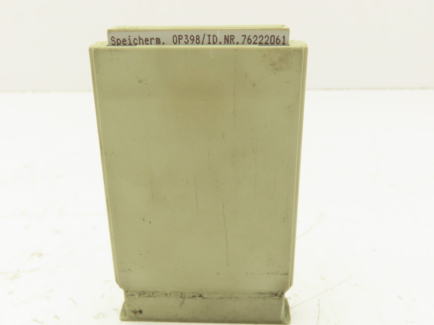 Siemens 6ES5398-0KS11 Memory Cartridge Mold Setup Data Card