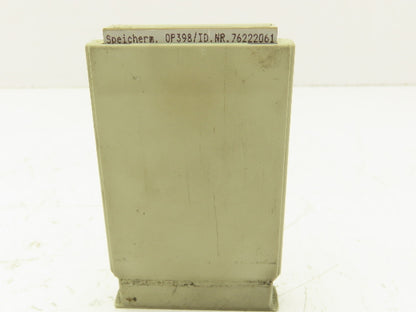 Siemens 6ES5398-0KS11 Memory Cartridge Mold Setup Data Card