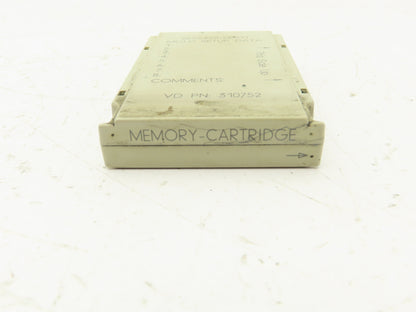 Siemens 6ES5398-0KS11 Memory Cartridge Mold Setup Data Card