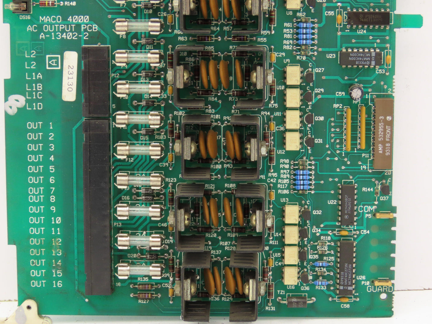 Barber Coleman A-13402-2 Maco 4000 AC Output Circuit Board PCB